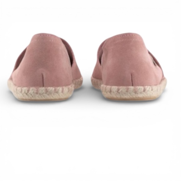 Verbenas Carmen Made In Spain Blush Suede Flat Loafer Espadrilles EU40 US9 NWOB - Picture 4 of 8